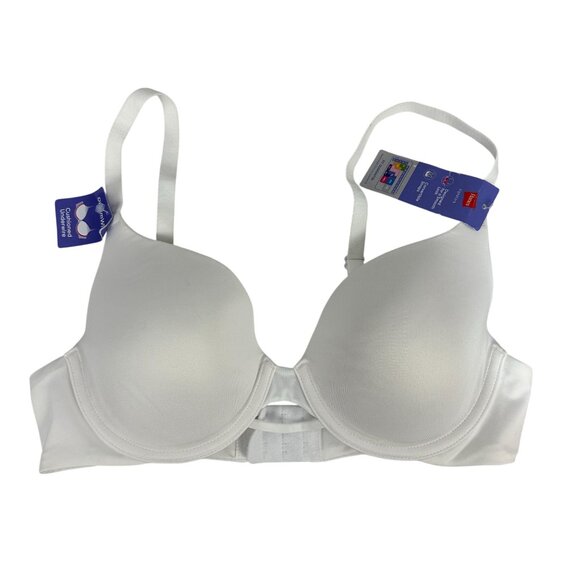 Hanes DreamWire Signature Bra Smooth Look Underwire Convertible Straps Size S - Picture 2 of 7